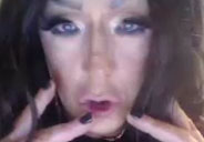 Pic of Beautiful Transgender Girl Modeling Kim K Smokey Eye